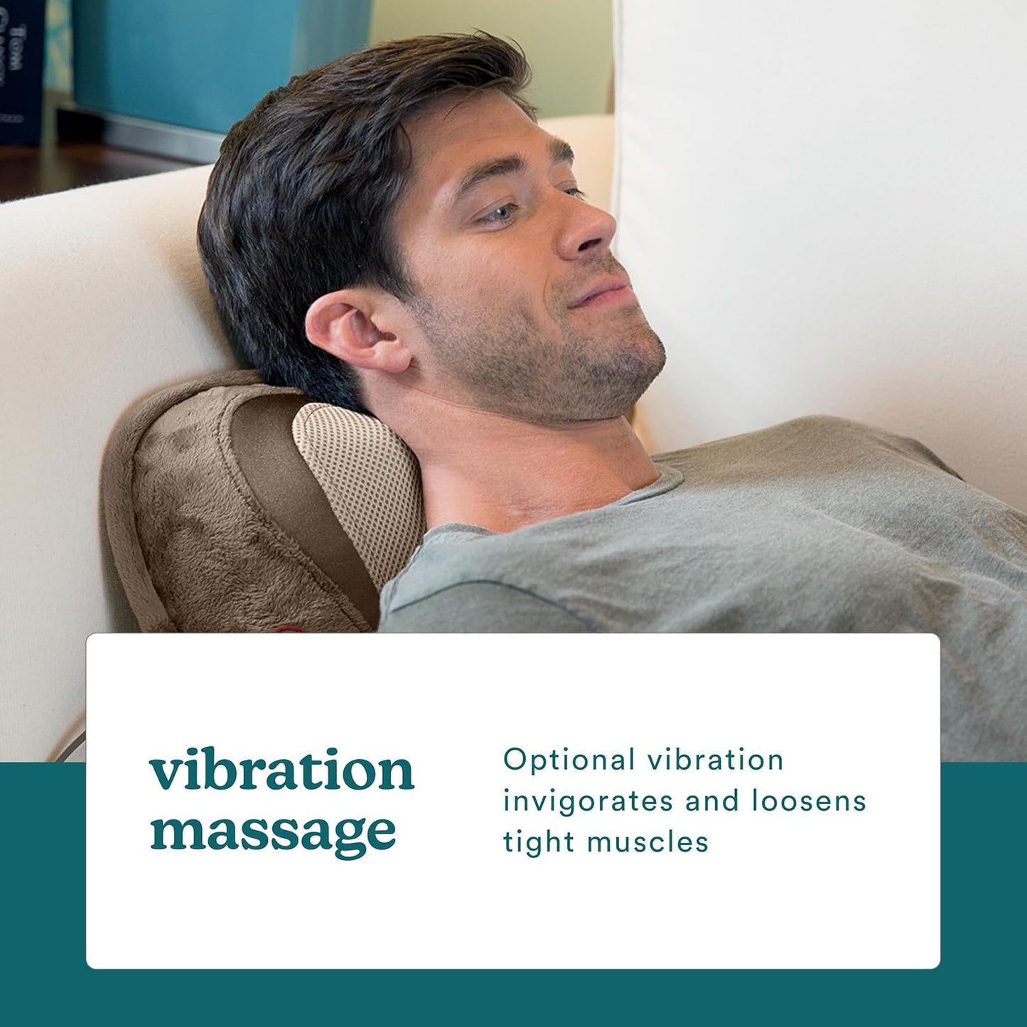 Portable Shiatsu Back & Neck Massager with Heat