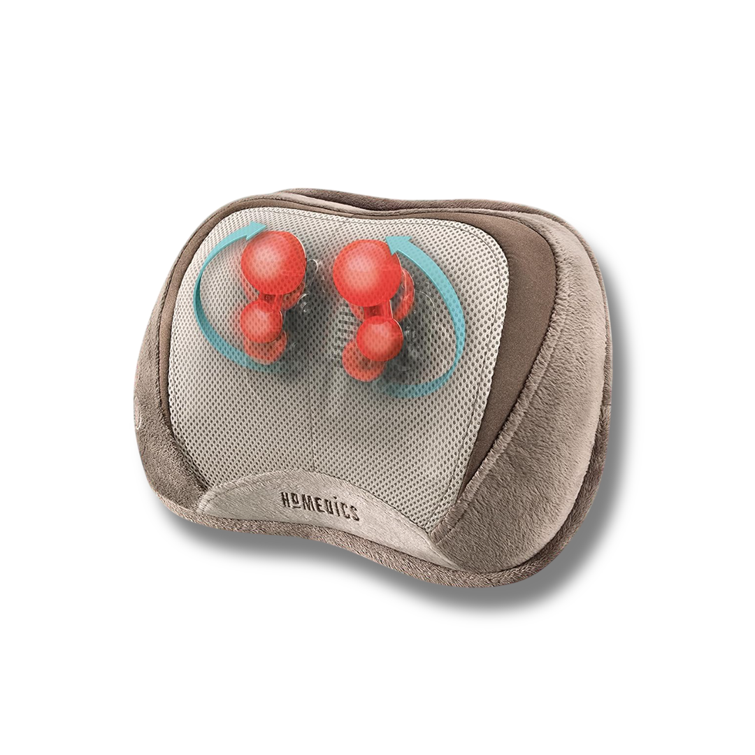 Portable Shiatsu Back & Neck Massager with Heat