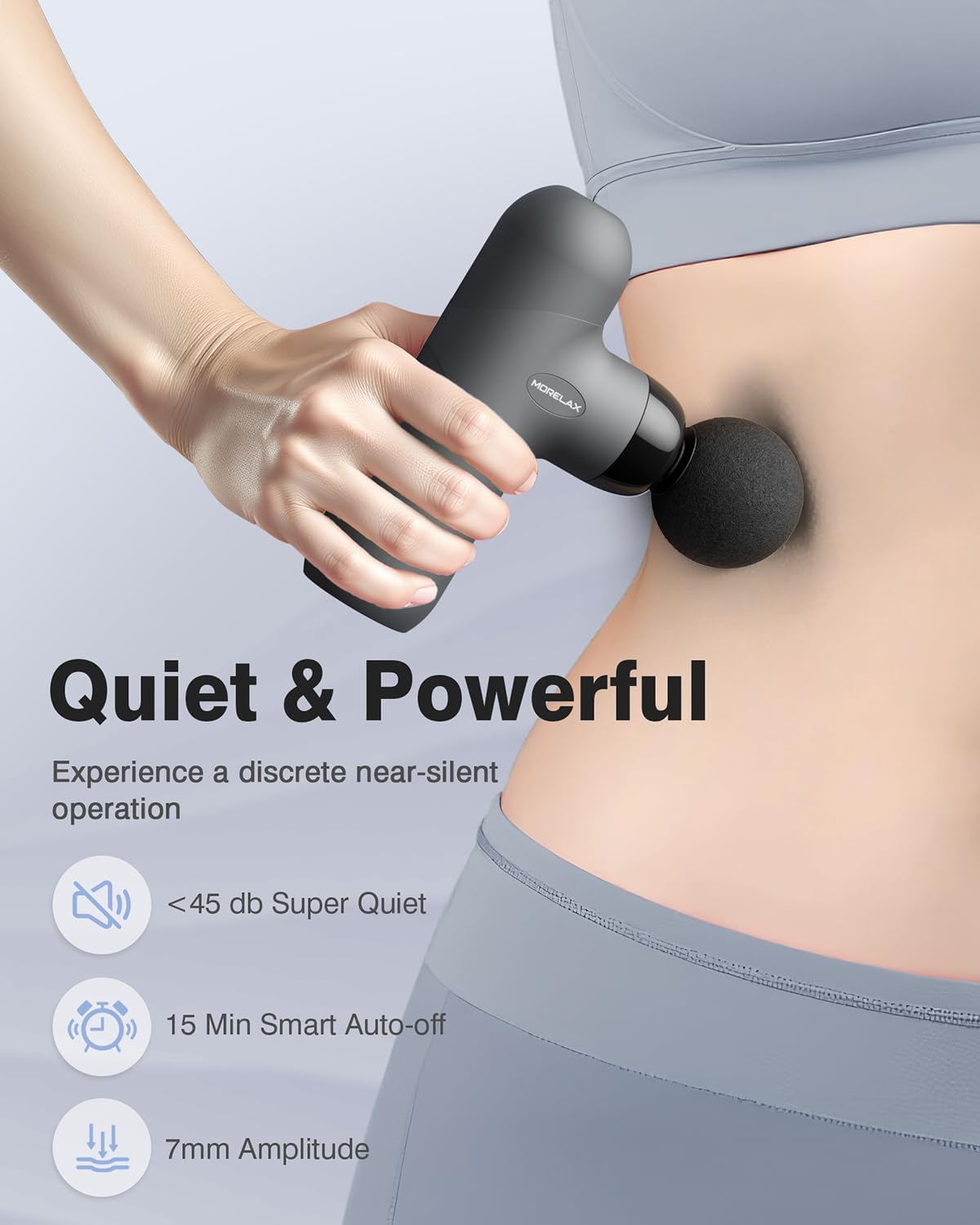 Mini Massage Gun Portable Deep Tissue Muscle Percussion Massager