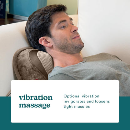 Portable Shiatsu Back & Neck Massager with Heat