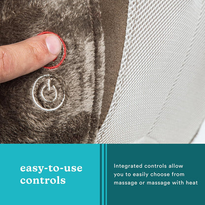 Portable Shiatsu Back & Neck Massager with Heat